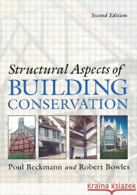 Structural Aspects of Building Conservation Poul Beckmann 9780750657334  - książka