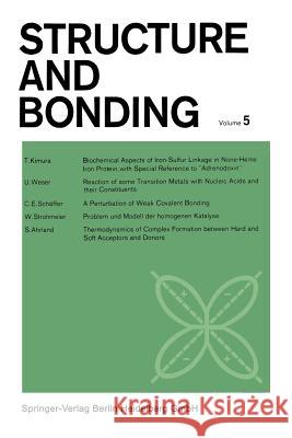 Structure and Bonding  9783540043515 Springer - książka