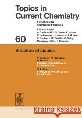 Structure of Liquids  9783662158678 Springer - książka