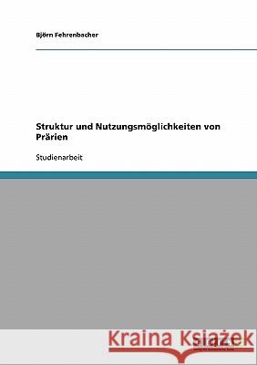 Struktur und Nutzungsmöglichkeiten von Prärien Bjorn Fehrenbacher 9783638726986 Grin Verlag - książka