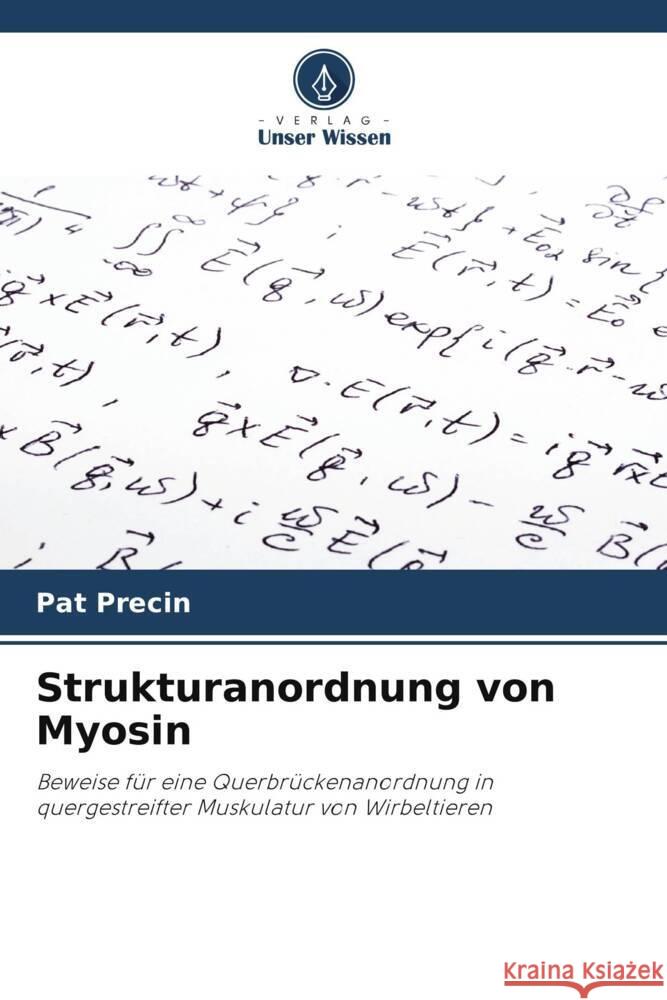 Strukturanordnung von Myosin Precin, Pat 9786208588946 Verlag Unser Wissen - książka
