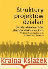 Struktury projektów działań red. Piotr Wróblewski 9788322637777 Uniwersytet Śląski - książka