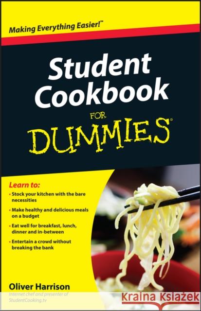 Student Cookbook For Dummies Oliver Harrison 9780470747117  - książka