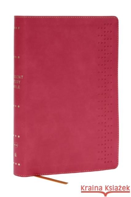 Student Study Bible: A Guide to Knowing and Living God’s Word (NKJV, Pink Leathersoft, Red Letter, Comfort Print) Thomas Nelson 9781400340248 Thomas Nelson - książka