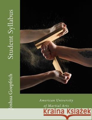Student Syllabus Rev Joshua Goepfrich 9781516860661 Createspace - książka