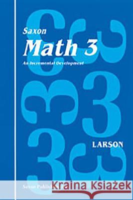 Student Workbook Set: 1st Edition Larson 9780939798834 Saxon Publishers - książka