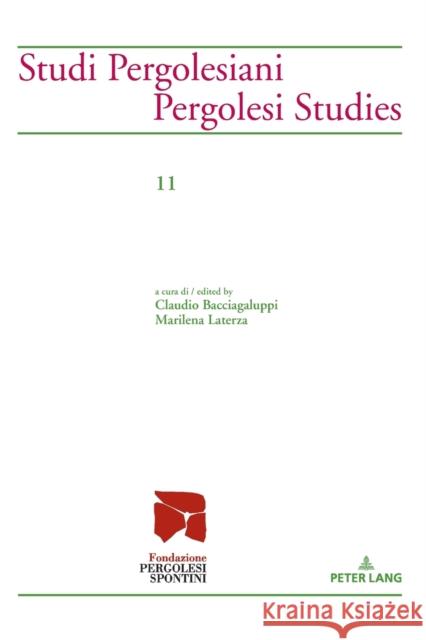 Studi Pergolesiani- Pergolesi Studies Fondazione Pergolesi Spontini            Claudio Bacciagaluppi Marilena Laterza 9783034330770 Peter Lang Gmbh, Internationaler Verlag Der W - książka