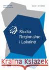 Studia Regionalne i Lokalne 1/2022 praca zbiorowa 5902490429147 Wydawnictwo Naukowe Scholar