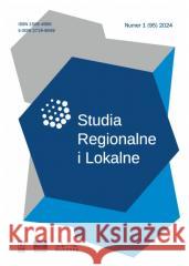 Studia Regionalne i Lokalne 1/2024 praca zbiorowa 5902490429000 Wydawnictwo Naukowe Scholar - książka