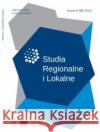 Studia Regionalne i Lokalne 2/2022 praca zbiorowa 5902490429017 Wydawnictwo Naukowe Scholar
