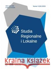 Studia Regionalne i Lokalne 3/2023 praca zbiorowa 5902490429062 Wydawnictwo Naukowe Scholar - książka