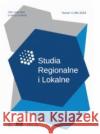 Studia Regionalne i Lokalne 4/2024 praca zbiorowa 5902490429086 Wydawnictwo Naukowe Scholar