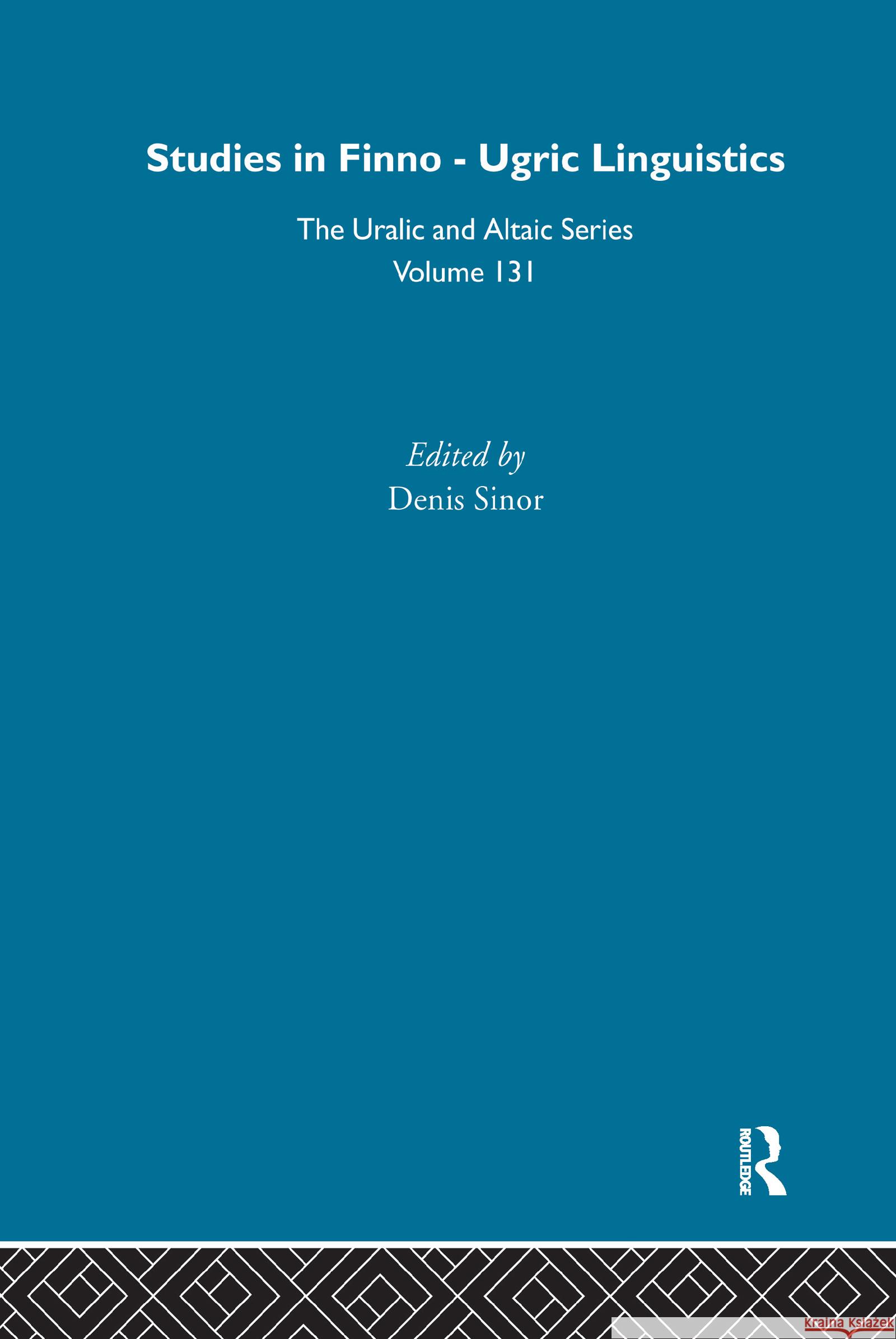 Studies in Finno-Ugric Linguistics Denis Sinor 9780700709311 Taylor & Francis - książka