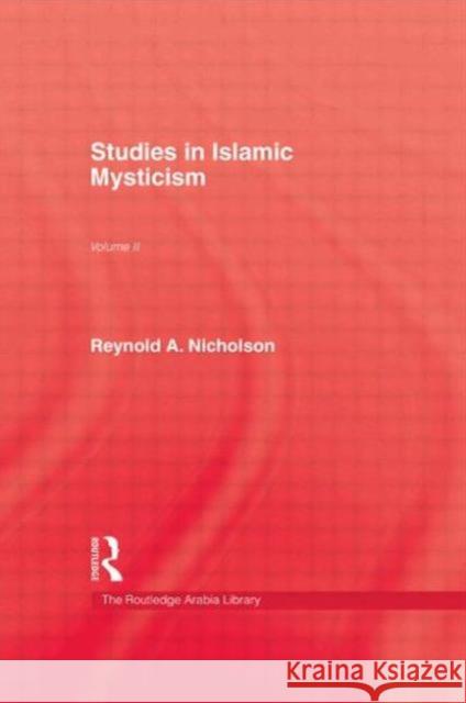 Studies in Islamic Mystic Nicholson 9780415760157 Routledge - książka