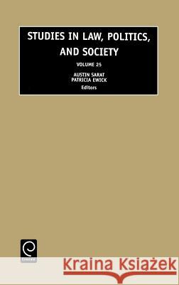 Studies in Law, Politics and Society Sarat Austi A. Sarat Austin Sarat 9780762308606 JAI Press - książka