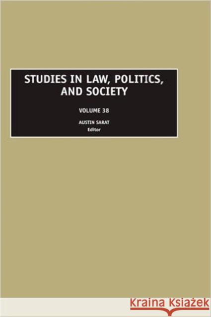 Studies in Law, Politics, and Society Austin Sarat 9780762312726 JAI Press - książka