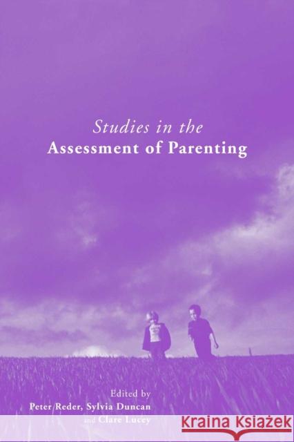 Studies in the Assessment of Parenting Peter Reder 9781583911808  - książka