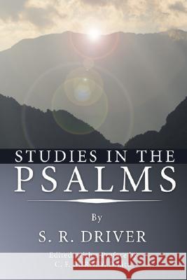 Studies in the Psalms S. R. Driver 9781592444618 Wipf & Stock Publishers - książka