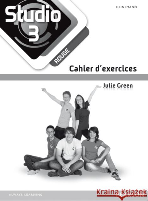 Studio 3 rouge Workbook (pack of 8) (11-14 French) Green, Julie 9780435030759 Pearson Education Limited - książka