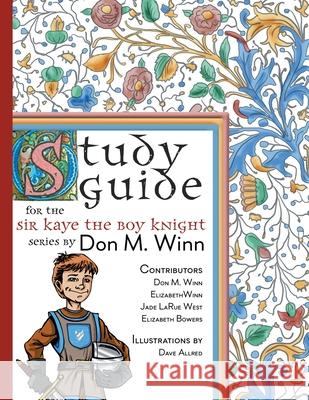 Study Guide for The Sir Kaye the Boy Knight Series Don M Winn, Allred Dave 9781937615390 Cardboard Box Adventures - książka