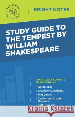 Study Guide to The Tempest by William Shakespeare Intelligent Education 9781645425885 Influence Publishers - książka