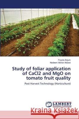 Study of foliar application of CaCl2 and MgO on tomato fruit quality Anjum, Fouzia 9783659202155 LAP Lambert Academic Publishing - książka