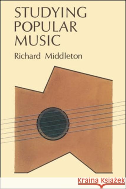 Studying Popular Music Middleton, Richard 9780335152759  - książka