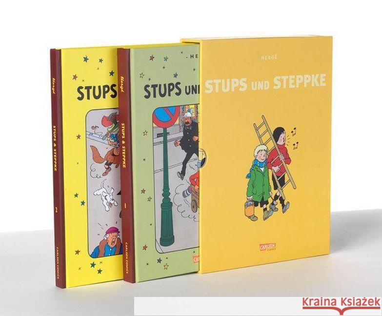 Stups und Steppke. Bd.1-2 Hergé 9783551714992 Carlsen - książka