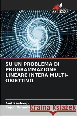 Su Un Problema Di Programmazione Lineare Intera Multi-Obiettivo Anil Kashyap, Rajoo Nirmalkar 9786205288788 Edizioni Sapienza - książka