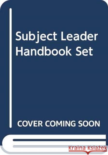 Subject Leader Handbook Set MIKE HARRISON   9780415439404 Taylor & Francis - książka