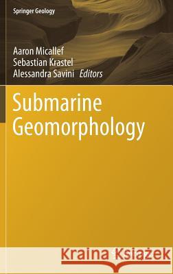 Submarine Geomorphology Aaron Micallef Sebastian Krastel Alessandra Savini 9783319578514 Springer - książka
