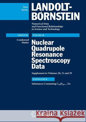 Substances Containing C10H16...Zn: Supplement to III/39 Nabuo Nakamura 9783642029424 Springer-Verlag Berlin and Heidelberg GmbH &  - książka