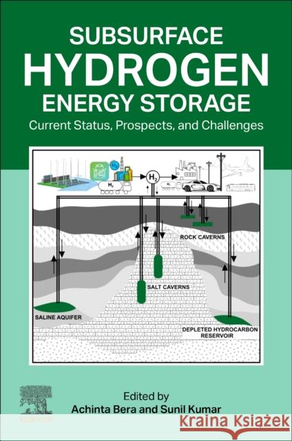 Subsurface Hydrogen Energy Storage: Current Status, Prospects, and Challenges Achinta Bera Sunil Kumar 9780443240713 Elsevier - książka