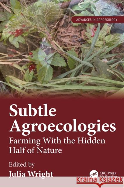 Subtle Agroecologies: Farming with the Hidden Half of Nature Wright, Julia 9781138339811 TAYLOR & FRANCIS - książka