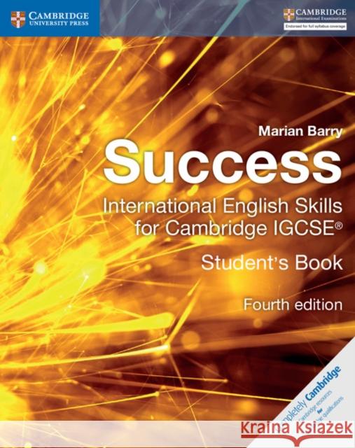 Success International English Skills for Cambridge IGCSE® Student's Book Marian Barry 9781316637050 Cambridge University Press - książka