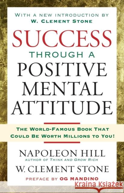 Success Through a Positive Mental Attitude Napoleon Hill 9781416541592  - książka