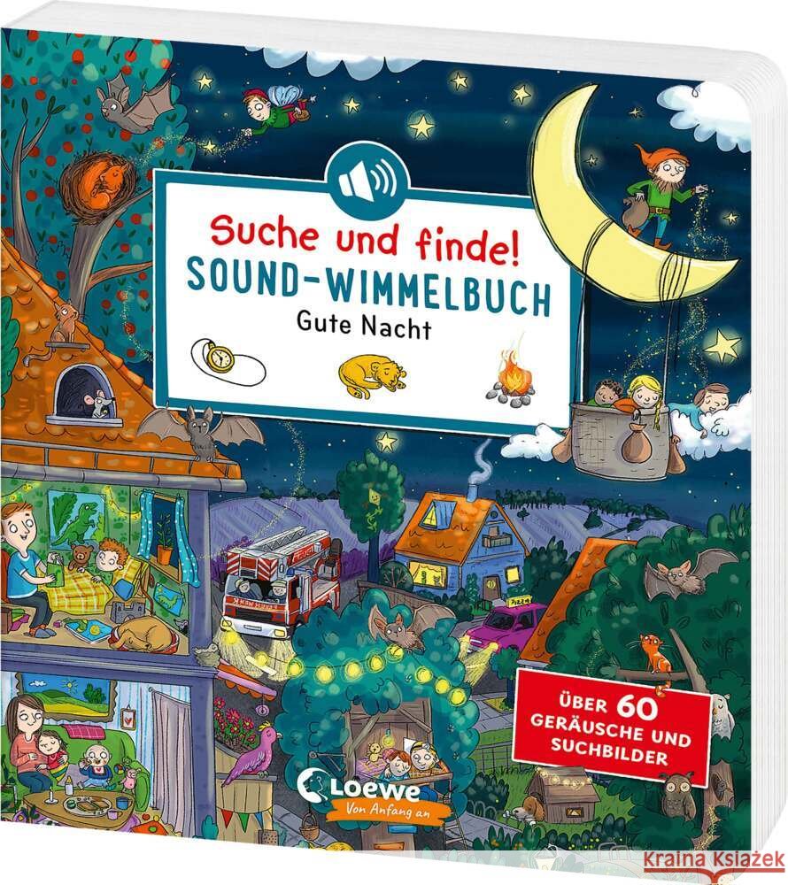 Suche und finde! Sound-Wimmelbuch - Gute Nacht  9783743222663 Loewe Verlag - książka