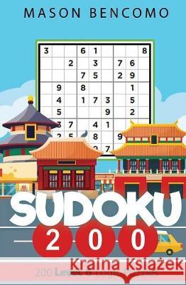 Sudoku 200: Level Up With These Hard Sudoku Puzzles Bencomo, Mason 9781732112957 Covepoint Publishing - książka
