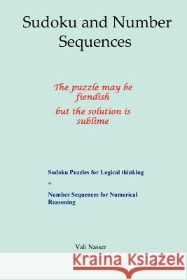 Sudoku and Number Sequences Vali Nasser 9781411638631 Lulu Press - książka