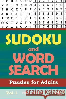 Sudoku and Word Search Puzzles for Adults Vol 1 Puzzle Crazy 9781682806463 Puzzle Crazy - książka