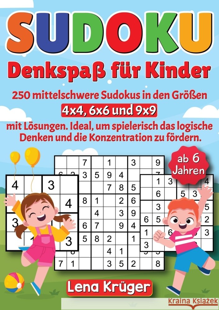 Sudoku Denkspaß für Kinder ab 6 Jahren Krüger, Lena 9783384116369 Nova Mente Verlag - książka