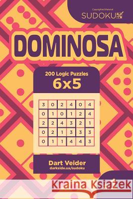 Sudoku Dominosa - 200 Logic Puzzles 6x5 (Volume 1) Dart Veider 9781544648804 Createspace Independent Publishing Platform - książka