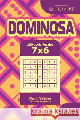 Sudoku Dominosa - 200 Logic Puzzles 7x6 (Volume 2) Dart Veider 9781544648811 Createspace Independent Publishing Platform - książka