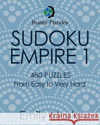 Sudoku Empire 1: 480 Puzzles from Easy to Very Hard Emily Marks 9781976047848 Createspace Independent Publishing Platform - książka