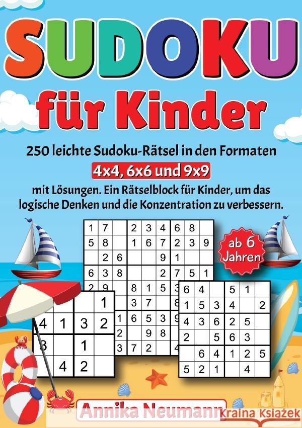 Sudoku für Kinder ab 6 Jahren Neumann, Annika 9783758458774 epubli - książka