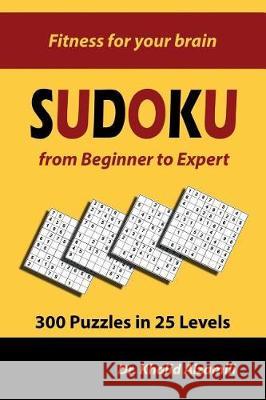 Sudoku from Beginner to Expert: 300 Puzzles in 25 Levels Khalid Abed Alzamili 9781721603503 Createspace Independent Publishing Platform - książka