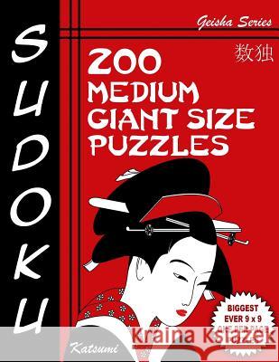 Sudoku Puzzle Book, 200 Medium Giant Size Puzzles: Each Easy To Read Gigantic Puzzle Fills Whole 8