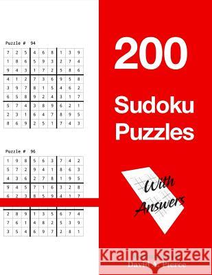 Sudoku Puzzles: 200 Medium Level For Adults and Kids that Enjoy Sudokus David a. Pierce 9781098501600 Independently Published - książka