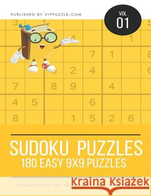 Sudoku Puzzles - 180 Easy 9x9 Puzzles Vip Puzzle 9781731337948 Independently Published - książka