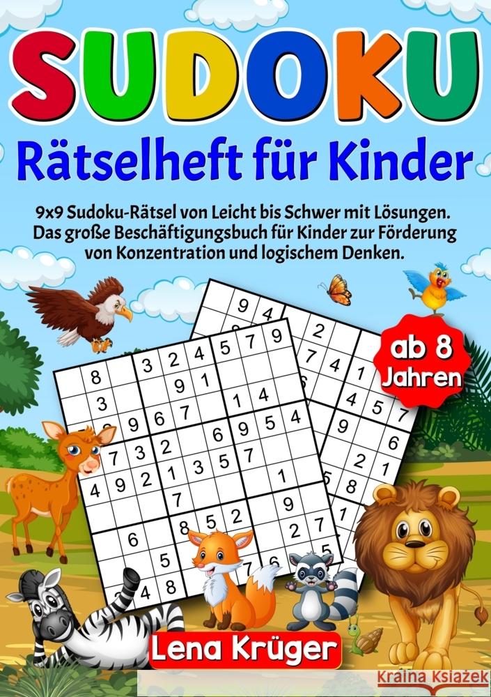 Sudoku Rätselheft für Kinder ab 8 Jahren Krüger, Lena 9783384121592 Nova Mente Verlag - książka